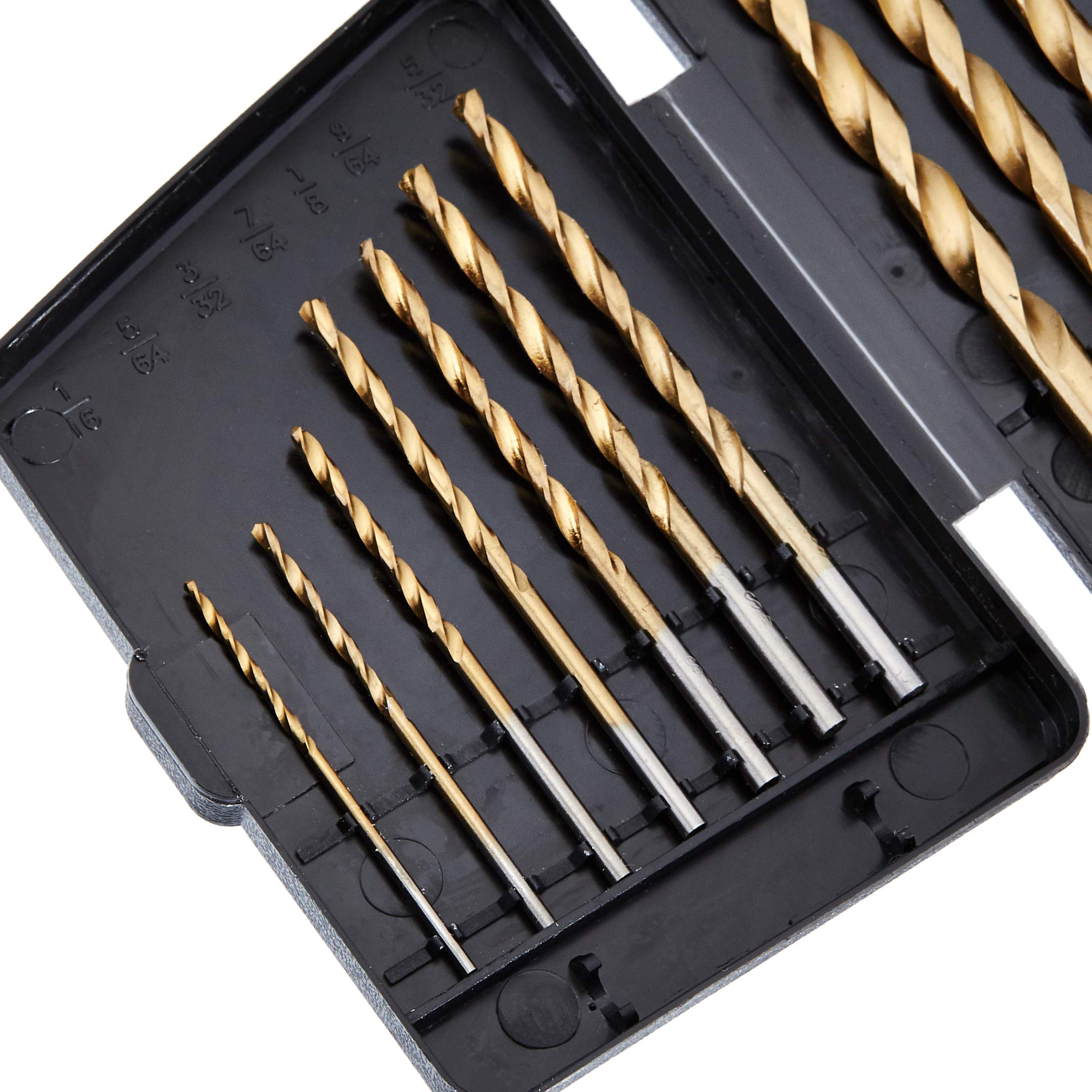 ハイスピードスチールジョパードリルビットセット（24本） Amazon | Amazonベーシック ハイスピードドリルビットセット チタン 13